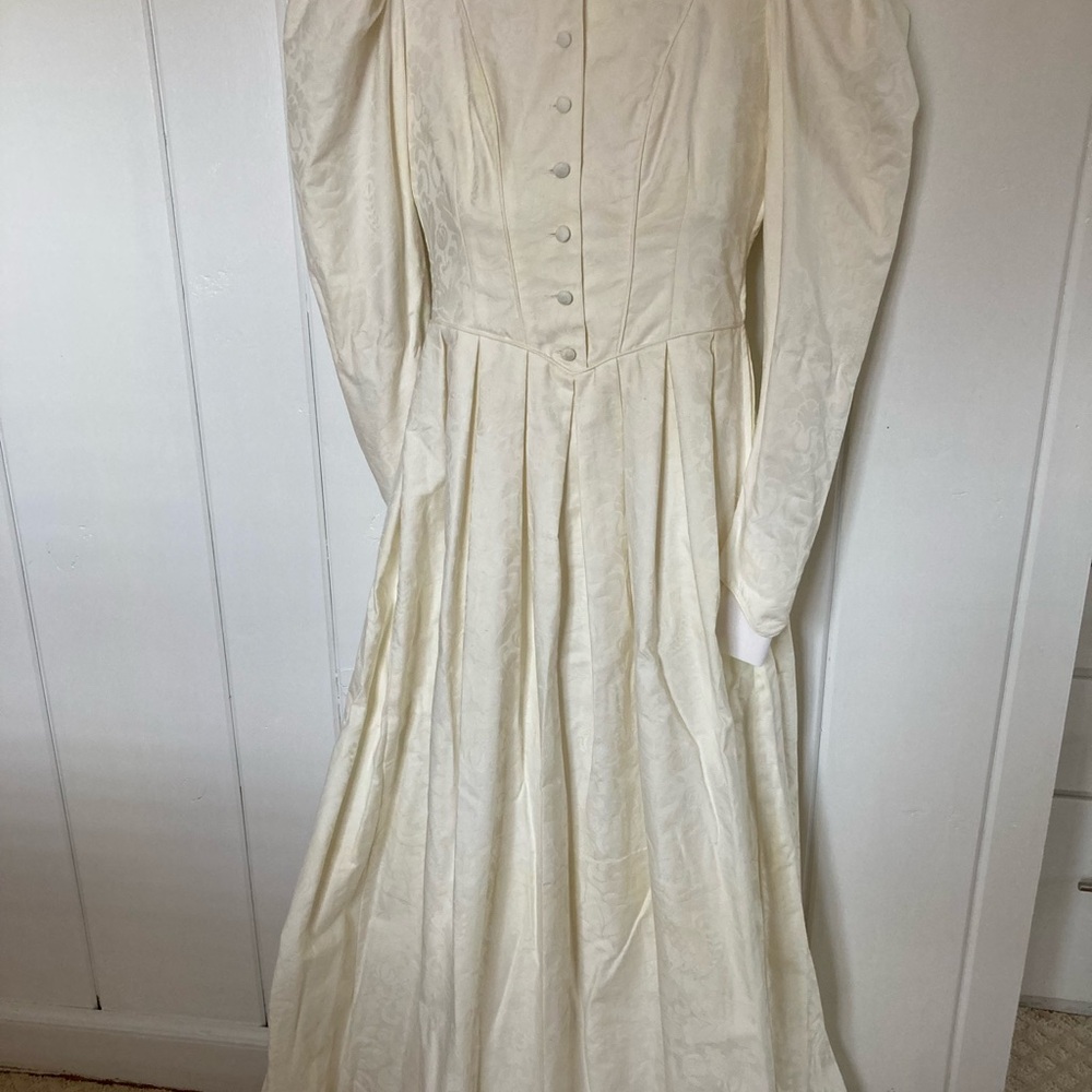 Laura Ashley Ivory Buttoned Wedding Dress